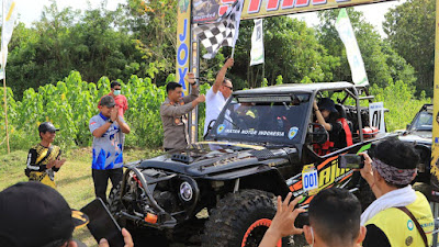 Jalin Sinergi , Kapolres Jembrana Hadiri Jembrana Off Road Extreme Andventure 