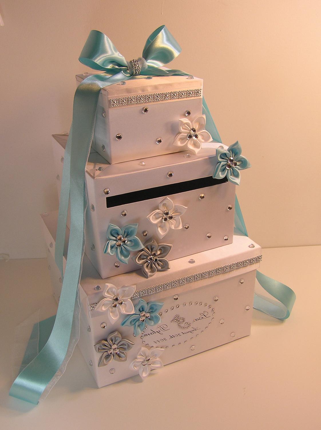 White Wedding Card Box Gift Card Box Money Card Box Holder-Customize Your