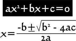 Quadratic formula