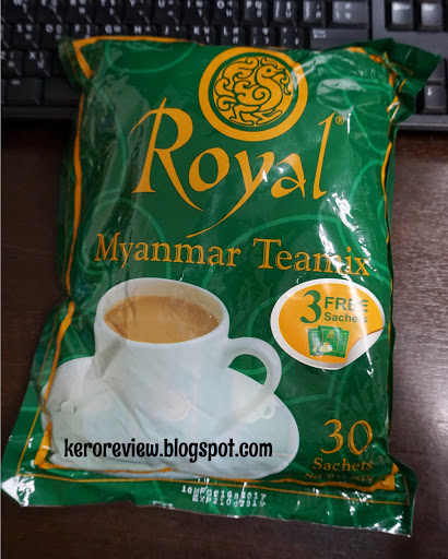 รีวิว โรยัล เมียนม่า ทีมิกซ์ ชานม ชาพม่า (CR) Review 3 in 1 instant tea milk tea mix, Royal Myanmar Teamix Brand.