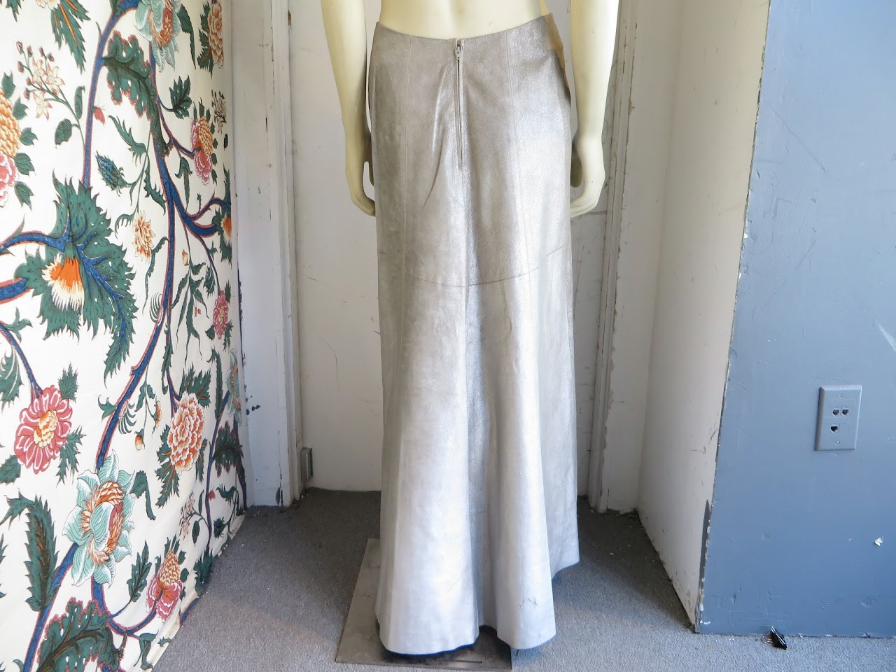 Chanel Metallic Maxi Skirt