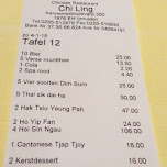 ...the bill, ouch! that is insane, time to start my own chinese restaurant in holland in IJmuiden, Netherlands 