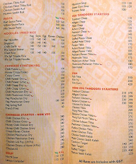 Punjab junction menu 4