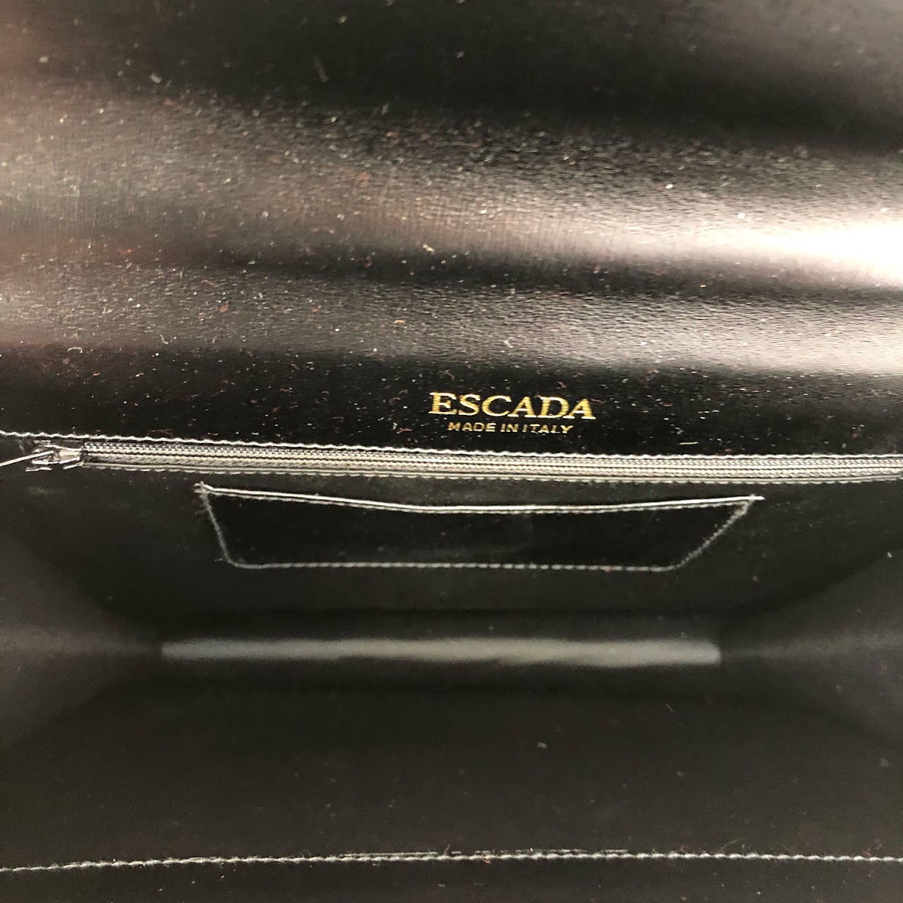 Escada Black and White Shoulder Bag