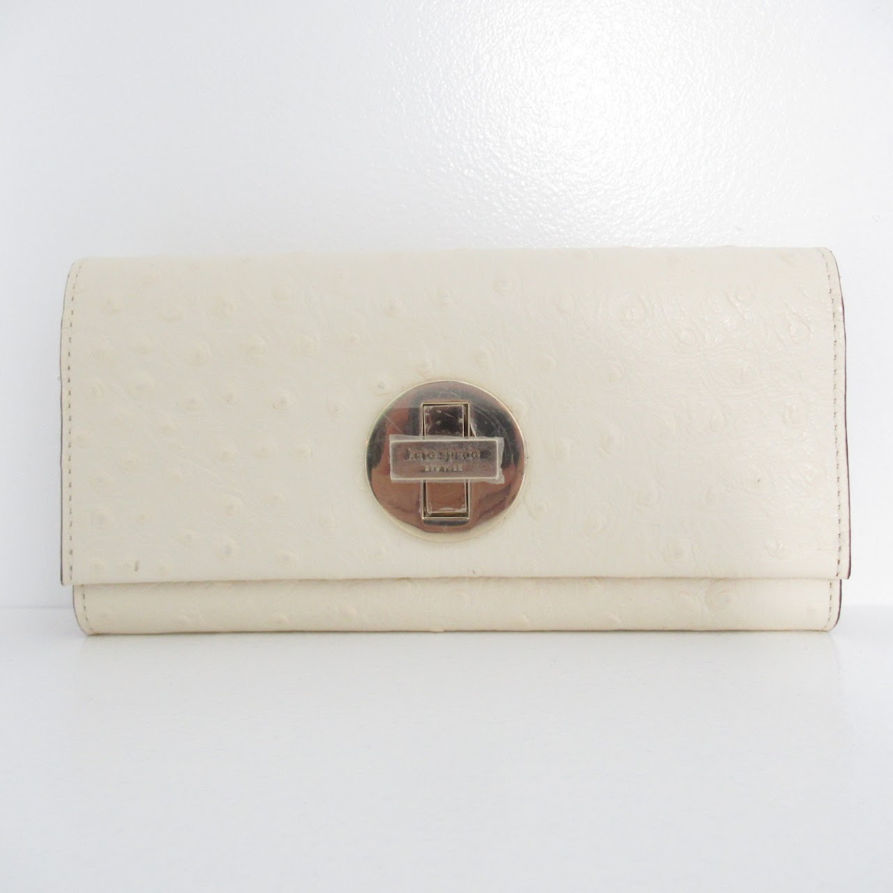 Kate Spade Embossed Ostrich Wallet