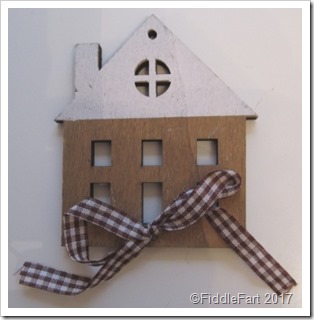 Aldi wooden house Christmas Decoration