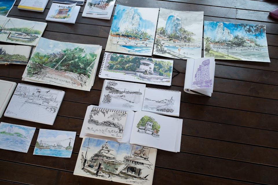 Labrador Park sketchwalk (Oct 2013)