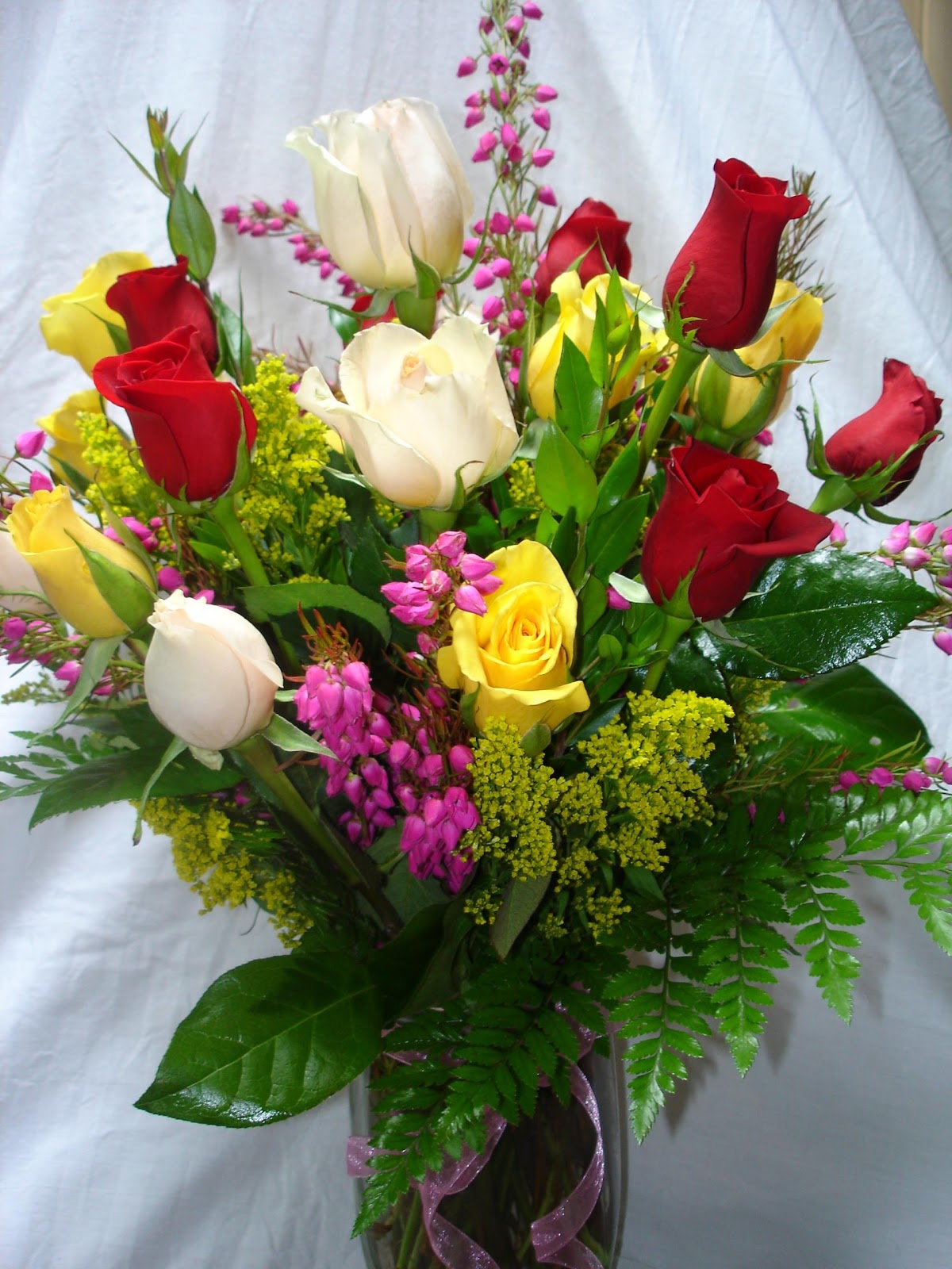 Two Dozen Mixed Rose Bouquet