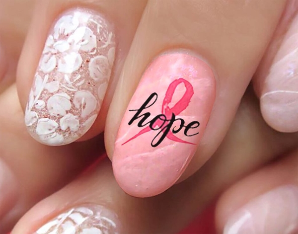 2. Pink Ribbon Nail Art Decals - wide 7