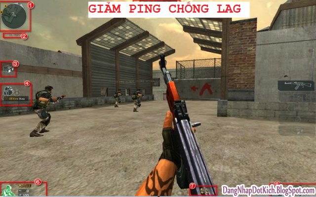 giảm ping chống lag khi chơi game đột kích