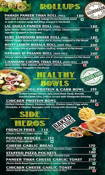 Amigos Den menu 