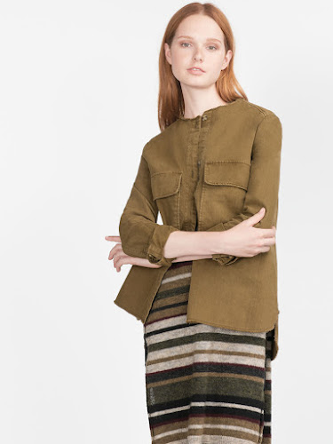 Chaqueta militar de Zara