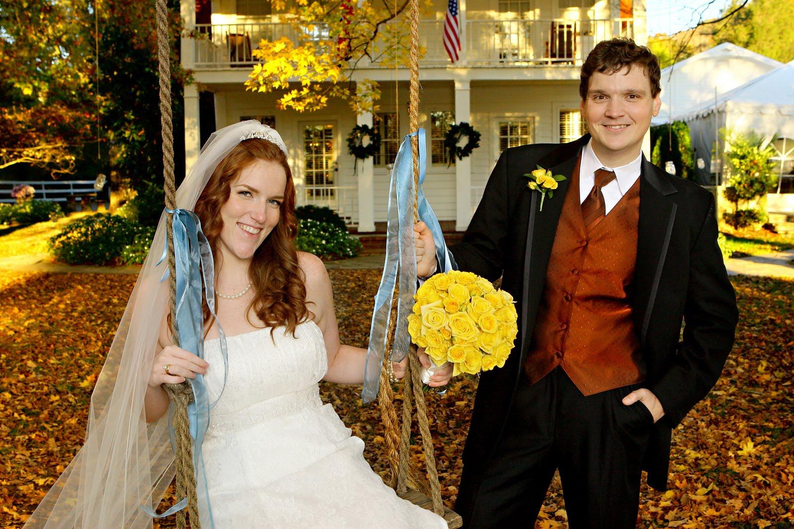 her bridal bouquet     three