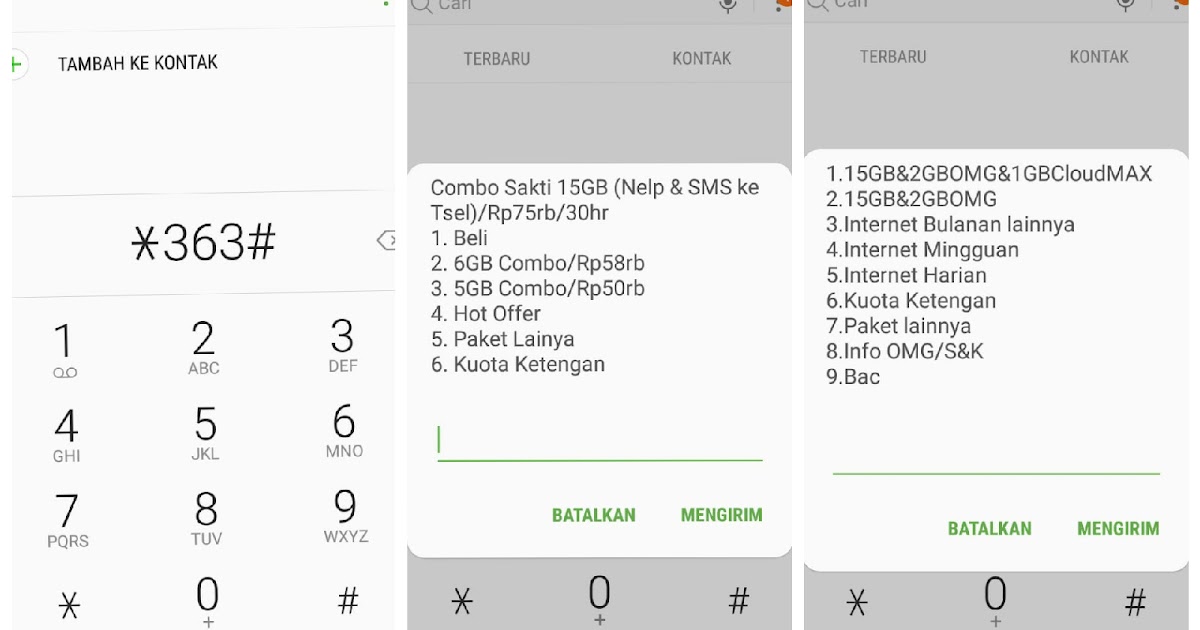 Cara cek paket malam telkomsel