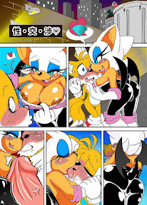 Rouge x Tails short (michiyoshi) Fan Color