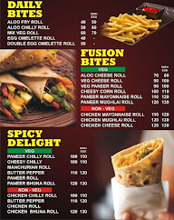 Rolls 'O' Holics menu 1