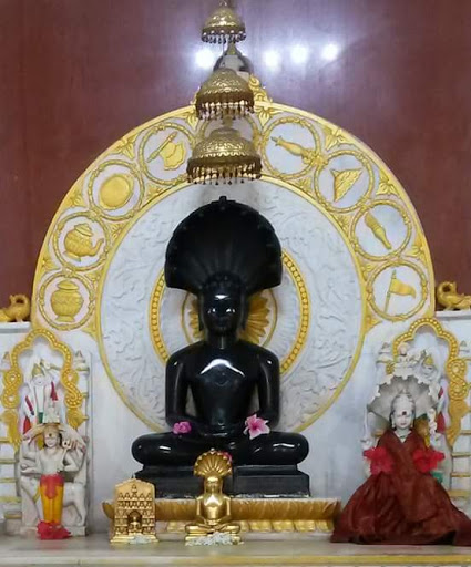 Jain Temple, Dhamani Road, Padmavathi Colony, Vishrambag, Sangli, Maharashtra 416415, India, Place_of_Worship, state MH