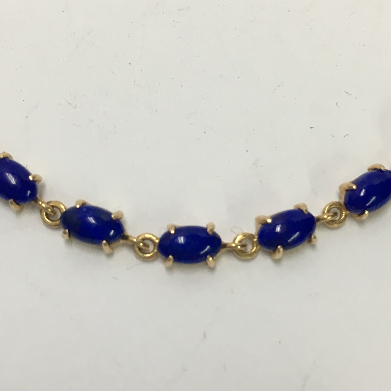 14 K Gold & Lapis Bracelet