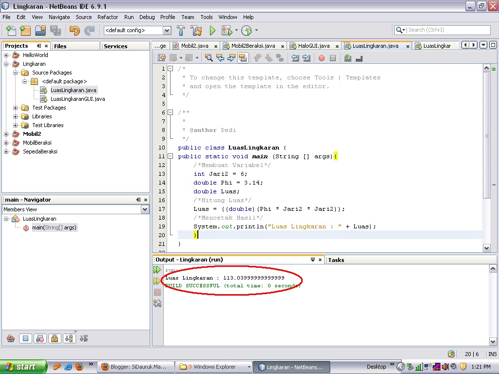 Blog Anak Huebat Untuk Orang Yang Huebat Menghitung Luas Lingkaran