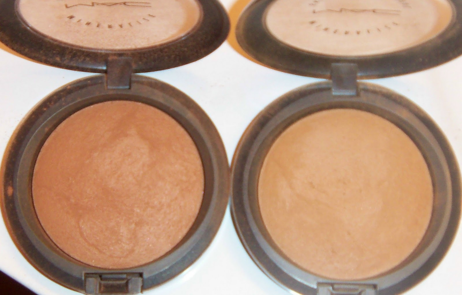 Bad Hair Day: MAC Finish Natural : Dark vs. Deep Dark ( Review & Swatches)