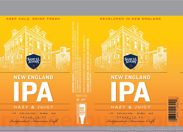 Samuel Adams Adding New England IPA 16oz Cans