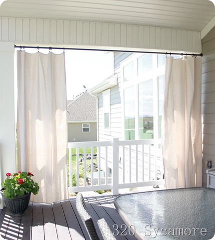 outdoor curtains drop cloth