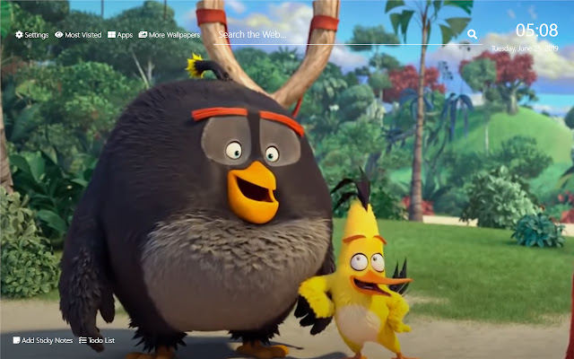 Angry Birds 2 벽지 HD 새 탭 테마