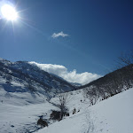 Walking on the side of Guthega River valley (299425)