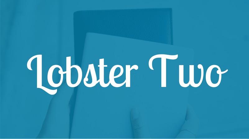 Free Elegant Fonts - Lobster Two