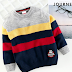 Babyhug Full Sleeves Sweater Color Block Design - Multicolor