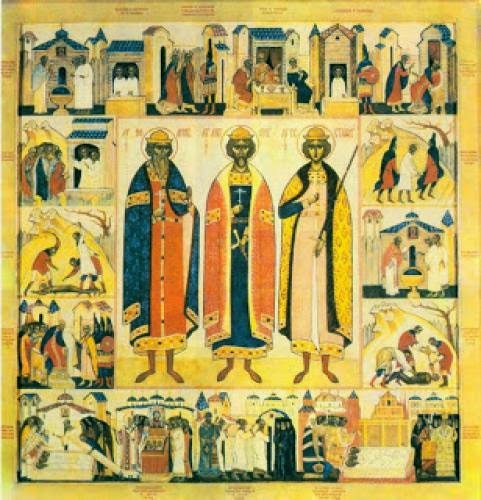 The Holy Martyrs Anthony John And Eustathius Of Vilnius Lithuania The Holy Martyrs Anthony John And Eustathius Of Vilnius Lithuania