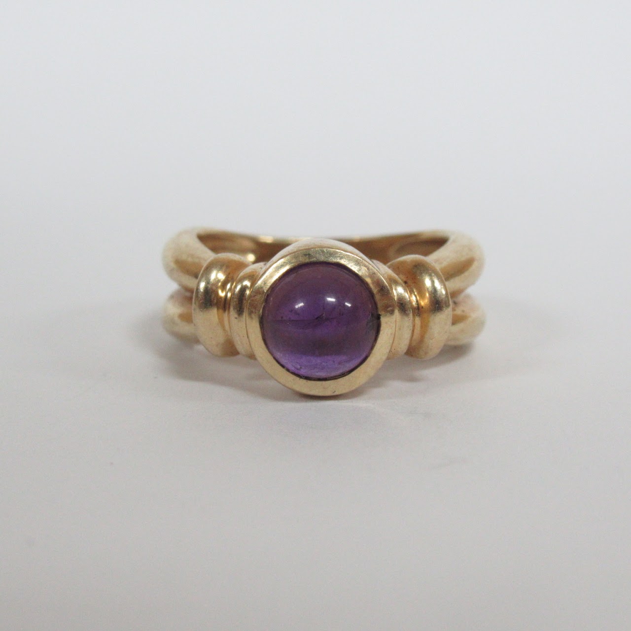 14K Gold and Amethyst Ring