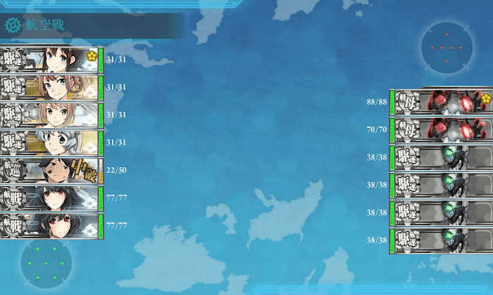 艦これ 17年 秋イベ E4 あの海峡の先へ 撃破ゲージ2 攻略まとめ 涼月