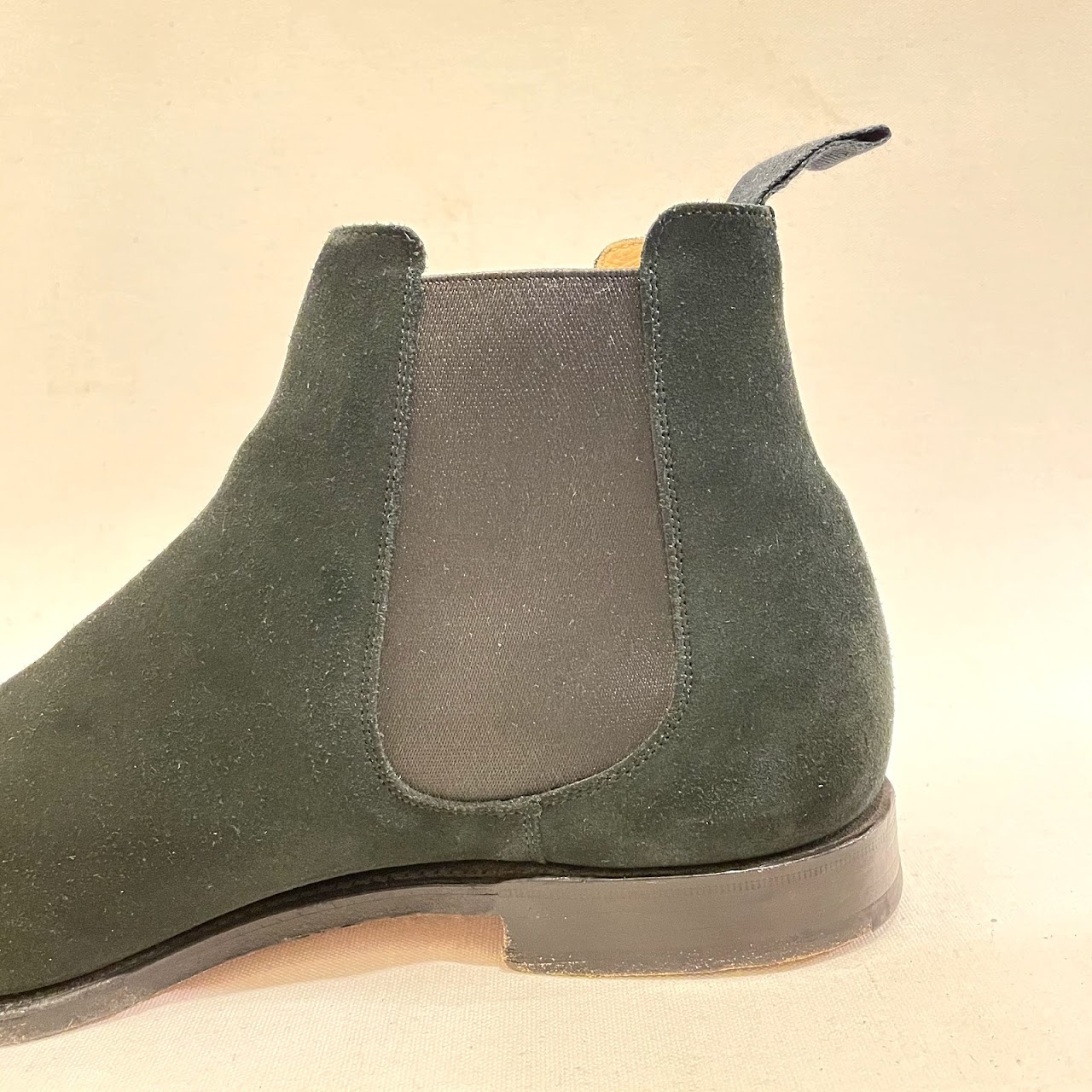 Church's Black Suede Chelsea Boots