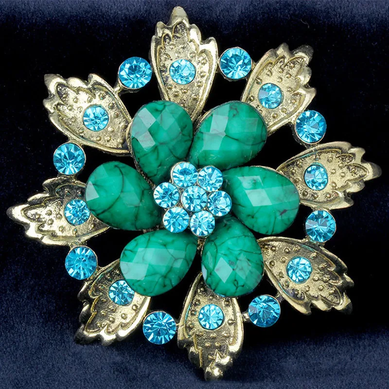 Title 4, High-end diamanten broche vintage corsage mode ...