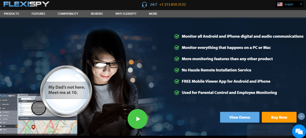 تحميل برنامج flexispy التجسس على الهاتف ايفون اندرويد