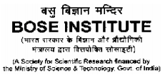 Bose Institute Molecular/Cell Biology RA/SRF/JRF Vacancies