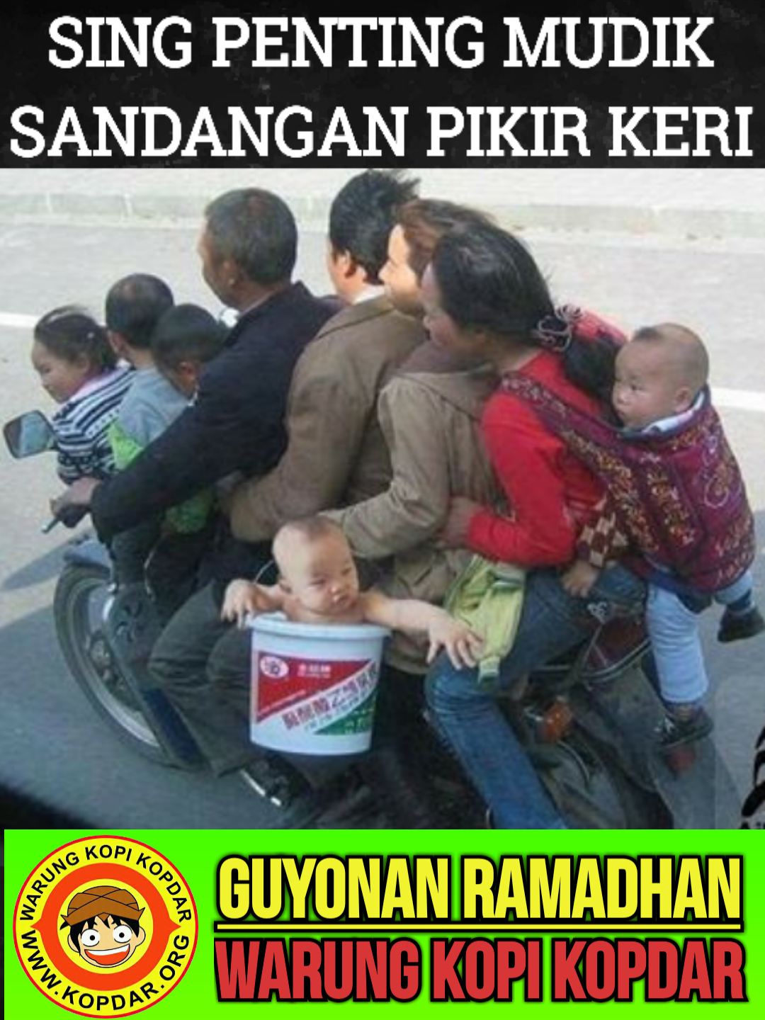 Gambar Kartun Lucu Mudik Lebaran  Gambar Meme