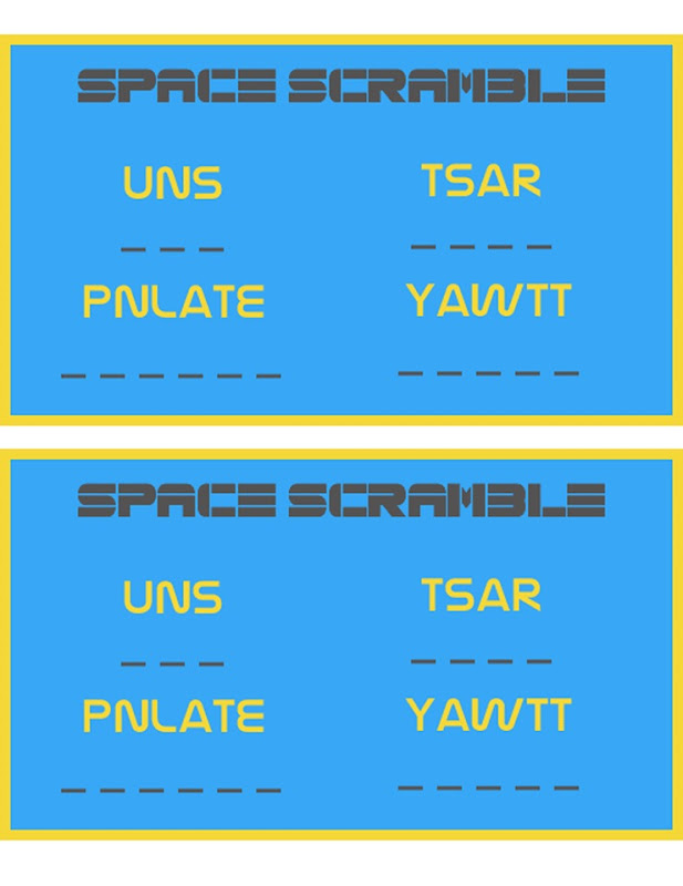 space scramble