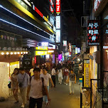 hongdae nightlife in Seoul, South Korea 