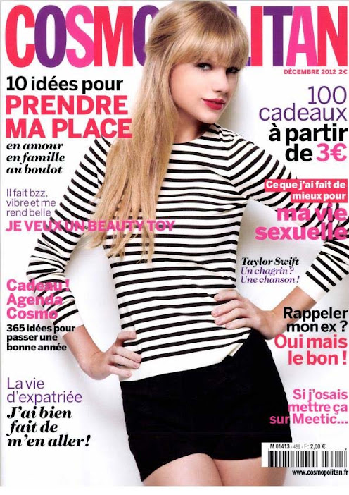 Cosmopolitan Francia - December 2012 - Taylor Swift