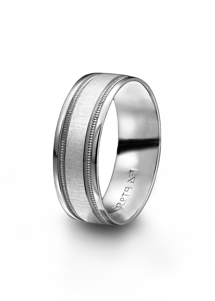 mens wedding band with purple