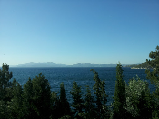 The view from my balcony at Hotel Kismet, Kusadasi, Turkey