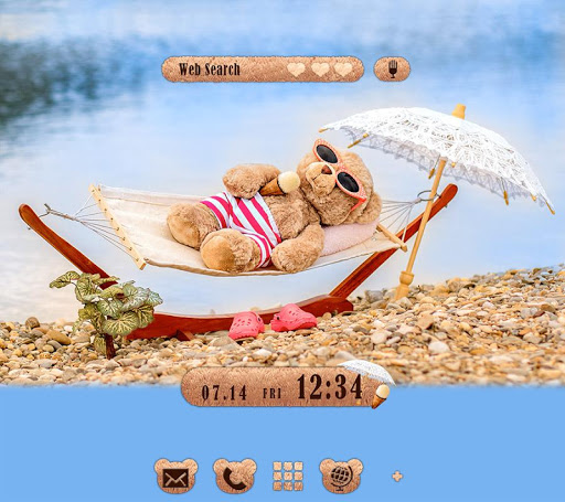 Cute Wallpaper Teddy Bear Summer Theme 1.0.0 Windows u7528 1