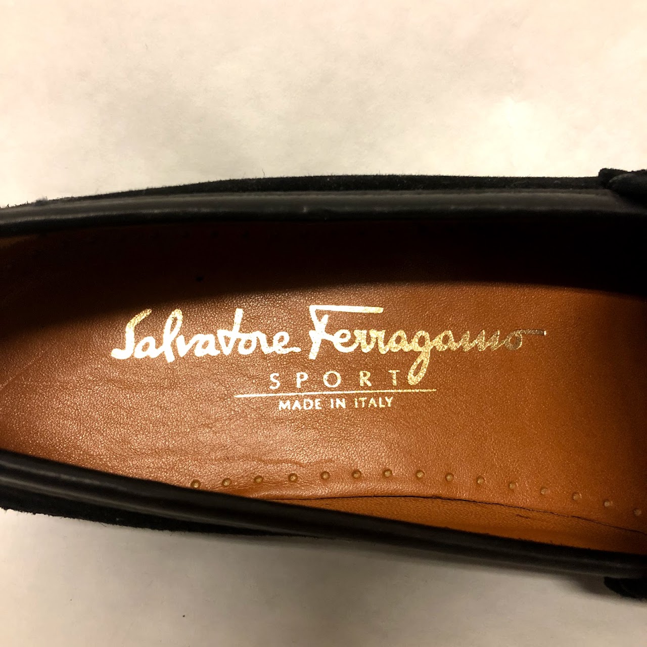 Salvatore Ferragamo Sport NEW  Suede Loafers