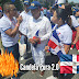 Plataforma Candela Pura desde República Dominicana única plataforma que participaron en la parada Dominicana en el Bronx con todo su elenco de los programas *Candela Pura de la Mañana y el Candelazo de la tarde*