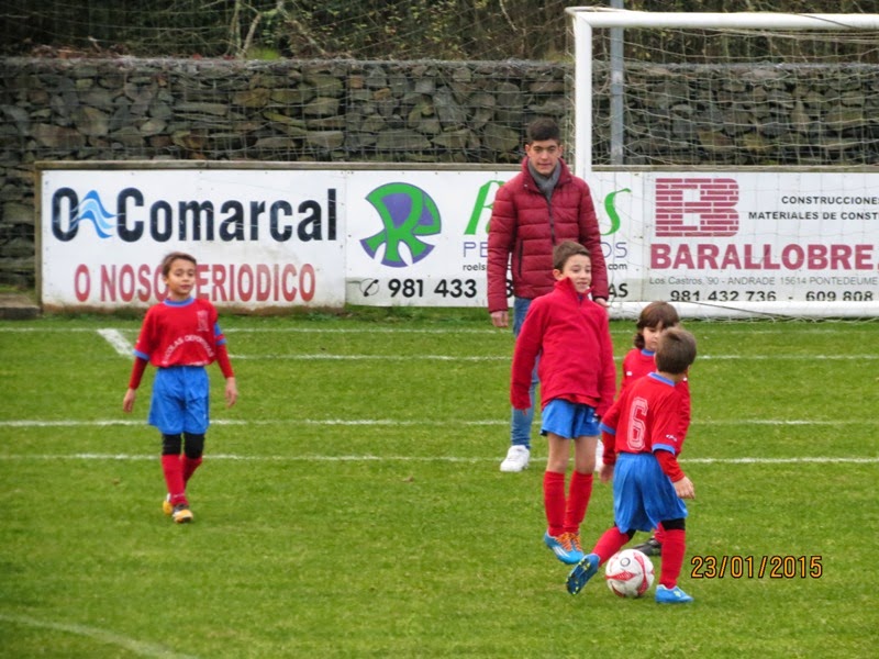 Prebenxamíns "B" do Numancia no campo de A Veiga (Cabanas)