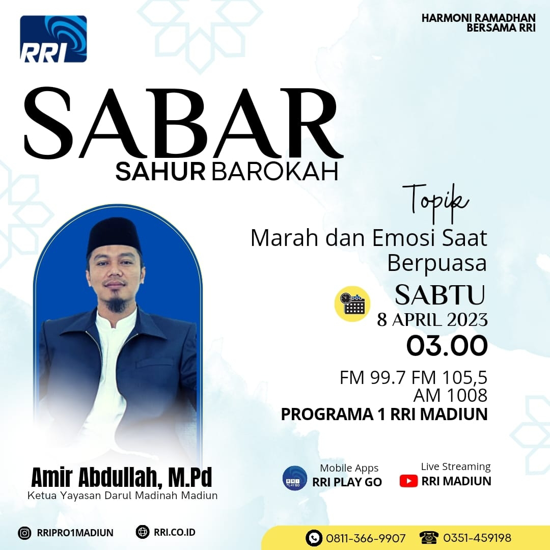 MARAH DAN EMOSI SAAT BERPUASA