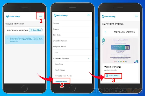 cara download sertifikat vaksin covid 19