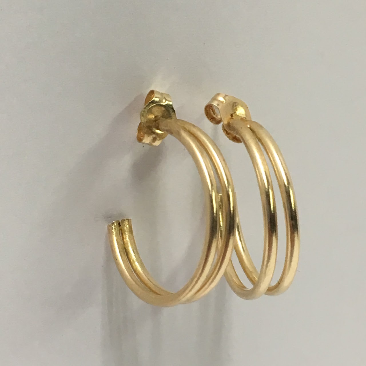 14 K Gold Hoop Earrings